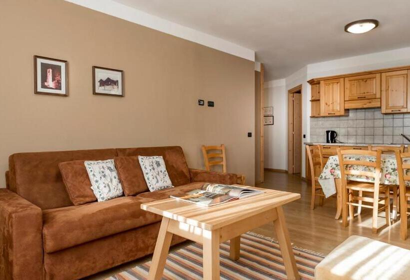 2ベッドルームアパートメント, Chalet Stelle Di Neve