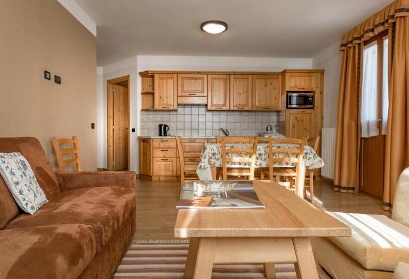 2ベッドルームアパートメント, Chalet Stelle Di Neve