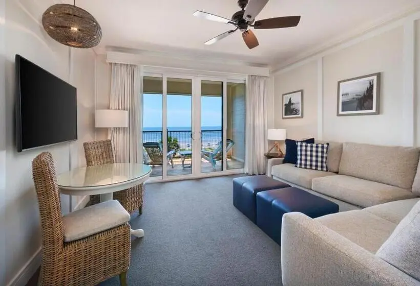 キングサイズベッドのデラックススイート, Jekyll Ocean Club Resort