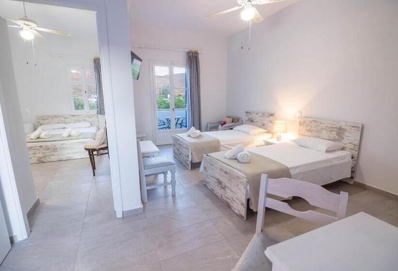 Апартаменты 1 Спальня с Балконом, Meltemi Hotel Kythnos