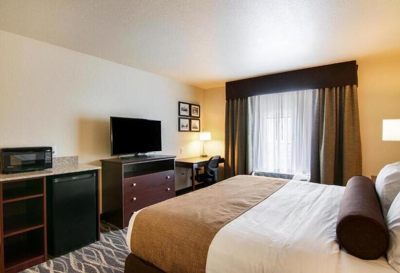 适合残疾人士使用的带超级大床的标准间, Cobblestone Inn & Suites   Menomonie/uw Stout