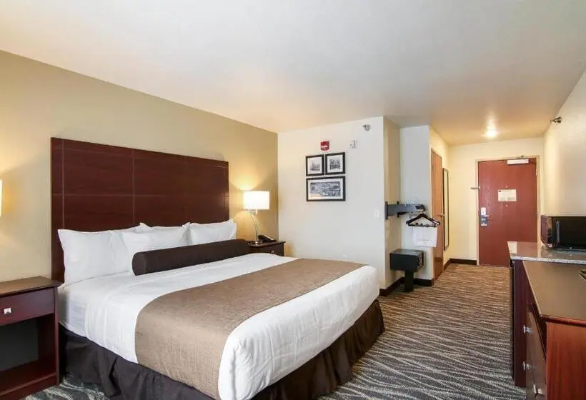 身障者適用キングサイズベッドルーム, Cobblestone Inn & Suites   Menomonie/uw Stout