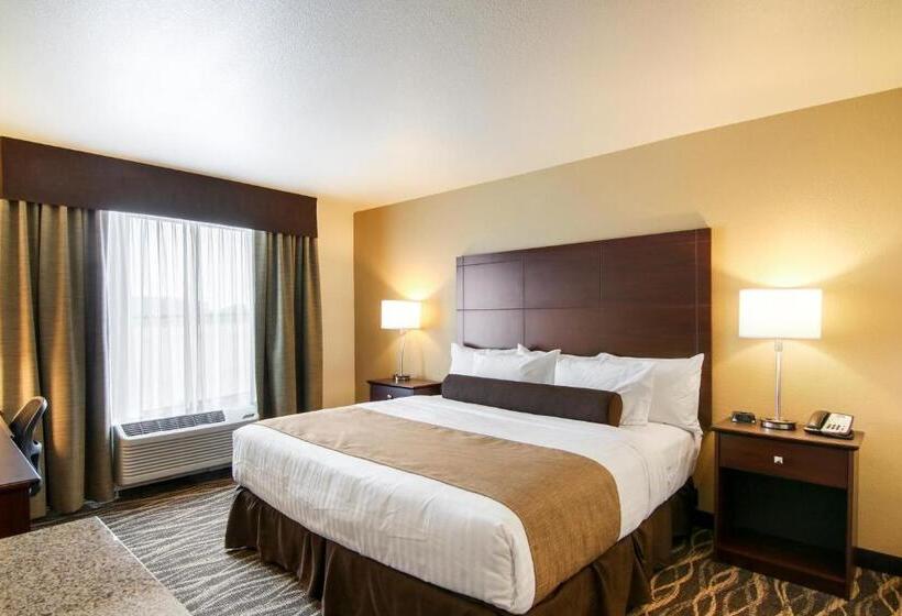 غرفة قياسية سرير كينج لذوى الإحتياجات الخاصة, Cobblestone Inn & Suites   Menomonie/uw Stout