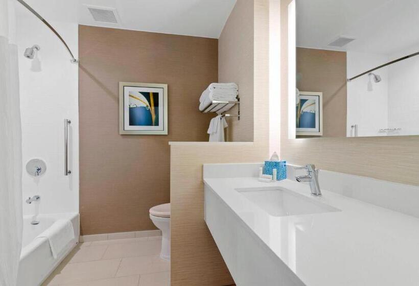 キングサイズベッドのスタンダードルーム, Fairfield Inn & Suites By Marriott St Petersburg North