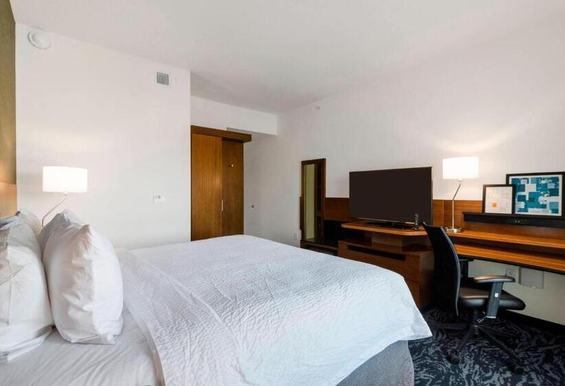 キングサイズベッドのスタンダードルーム, Fairfield Inn & Suites By Marriott St Petersburg North