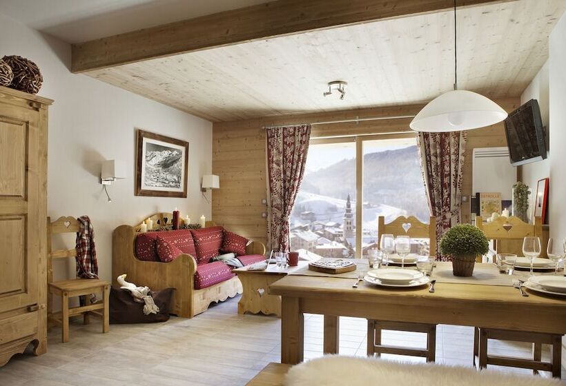 Апартаменты 3 Спальни, Residence  Les Grandes Alpes