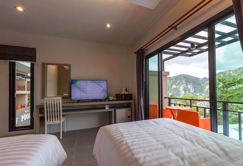 اتاق لوکس با چشم‌انداز دریا, Phi Phi Top View Resort