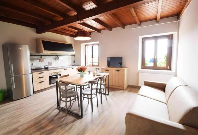 １ベッドルームのデラックスアパートメント, Agriturismo La Filanda