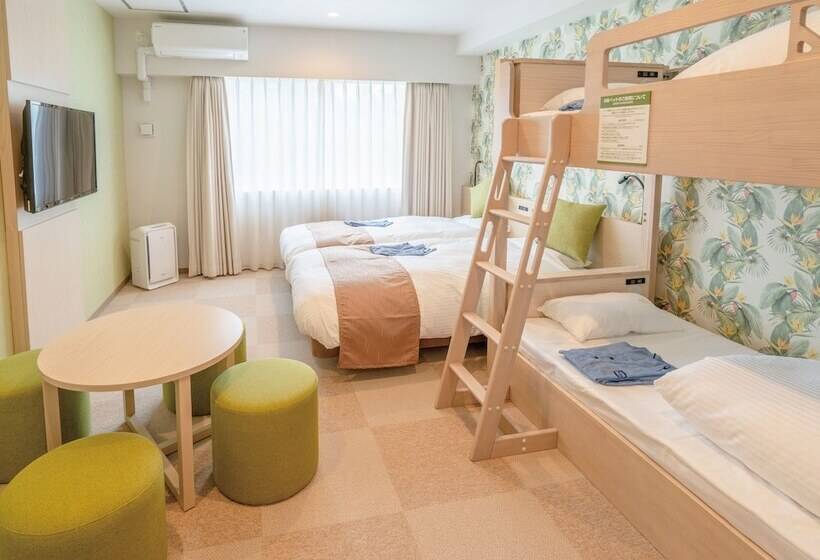 패밀리 룸, La Gent Hotel Okinawa Chatan Hotel And Hostel
