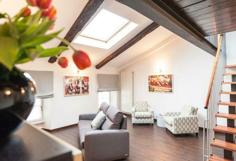 1 Bedroom Penthouse Apartment, Rearduinoivrea