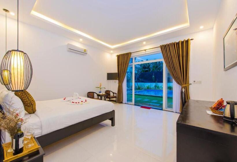 اتاق استاندارد با چشم‌انداز استخر, Hoi An Sunny Pool Villa