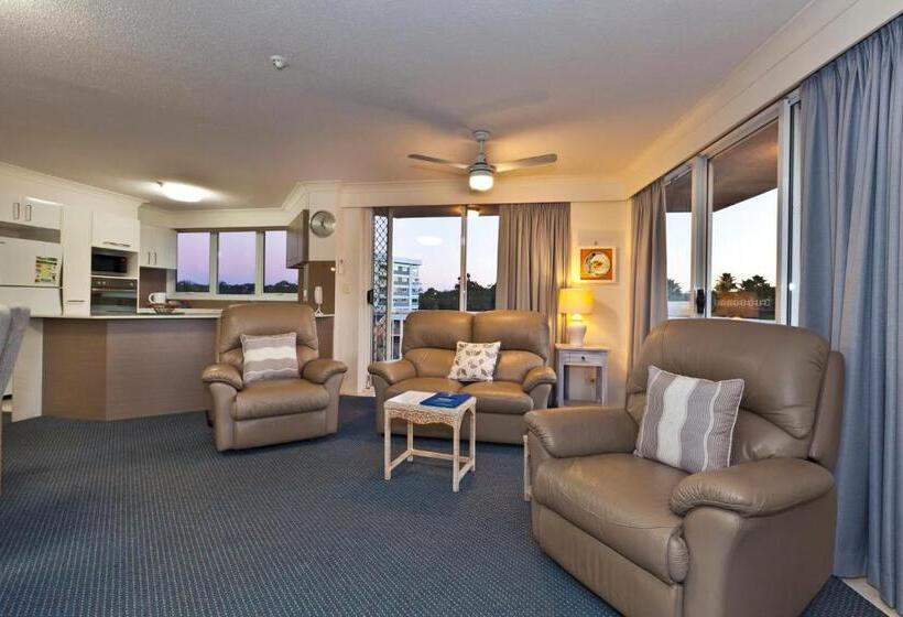 آپارتمان 1 خوابه با چشمانداز دریا, Meridian Tower Kirra Beach