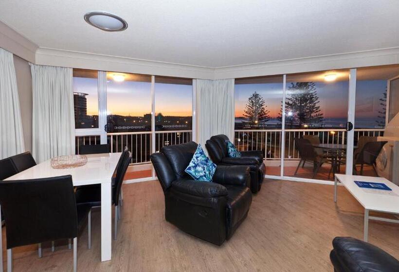 2 Bedroom Deluxe Apartment Sea View, Meridian Tower Kirra Beach