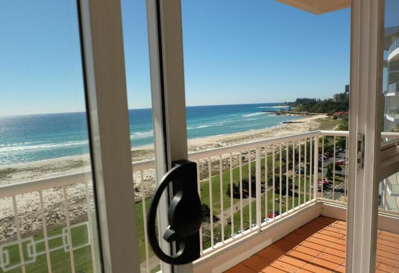 آپارتمان سوپریور 1 خوابه با چشمانداز دریا, Meridian Tower Kirra Beach