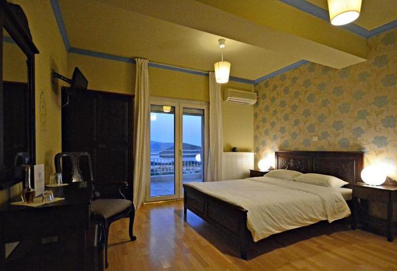 חדר סטנדרט נוף לאגם, Guesthouse Vissinokipos   Biker Friendly   Motorrad