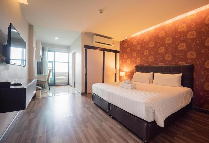 شقة غرفة نوم واحدة مزودة بشُرفة, Romyen Garden Place