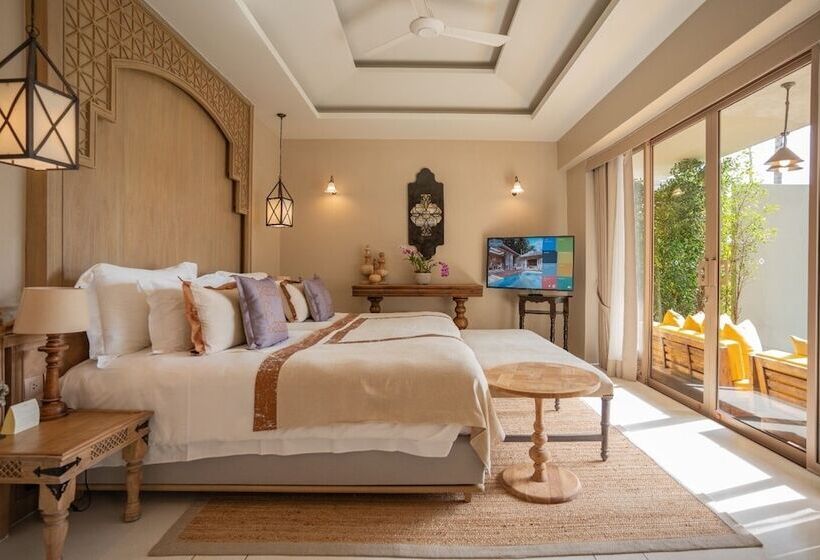 Вилла с 1 спальней и бассейном, Devasom Khao Lak Beach Resort & Villas