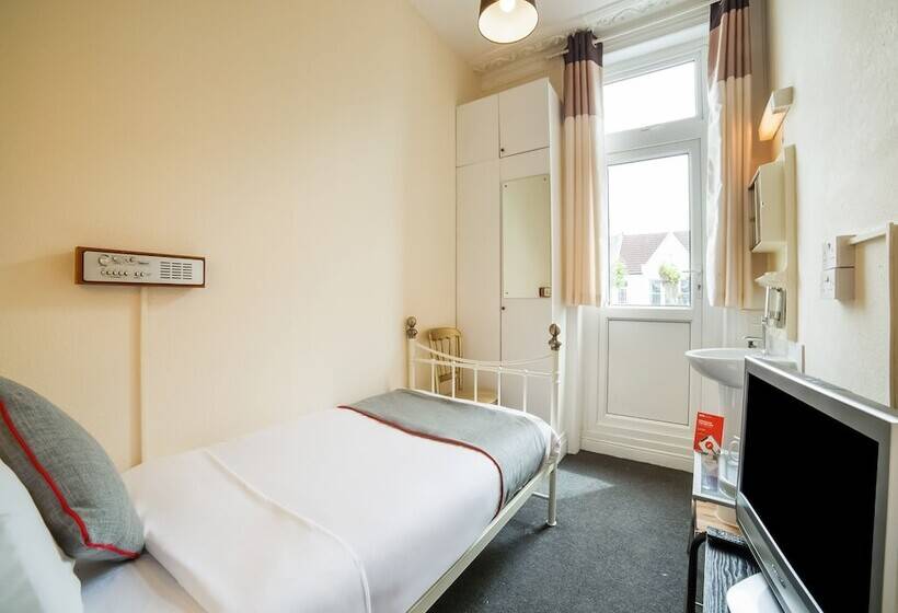 اتاق استاندارد یک تخته با سرویس بهداشتی مشترک, Devine Beach Hotel, Westcliff Southend-On-Sea