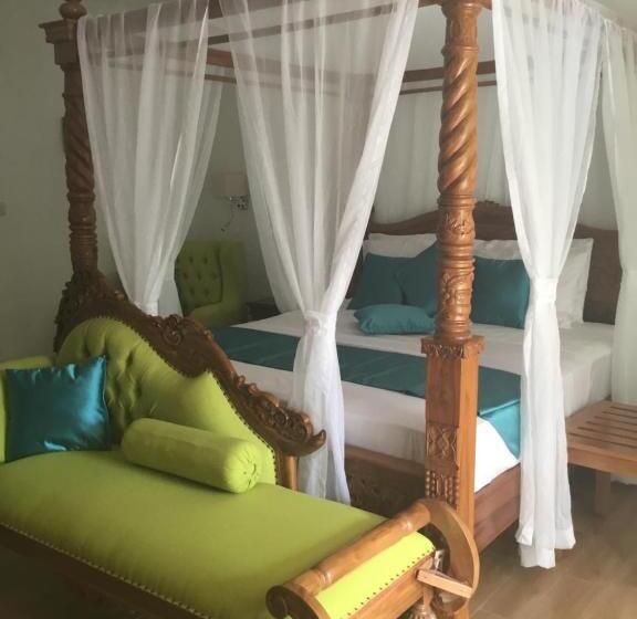 اتاق لوکس با تخت بزرگ, La Digue Holiday Villa