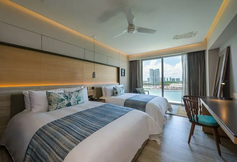 ２ダブルベッドのスタンダードルーム, Renaissance Cancun Resort & Marina