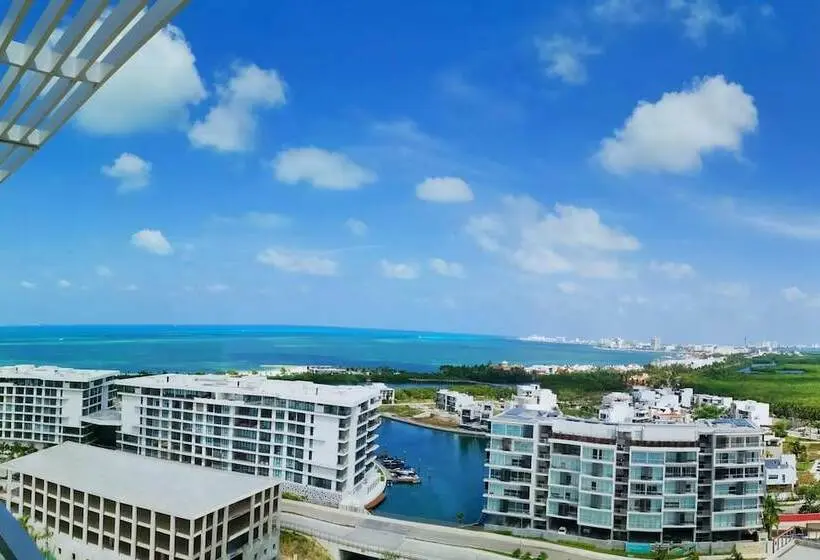 海の見えるダブルベッドスタンダードルーム, Renaissance Cancun Resort & Marina