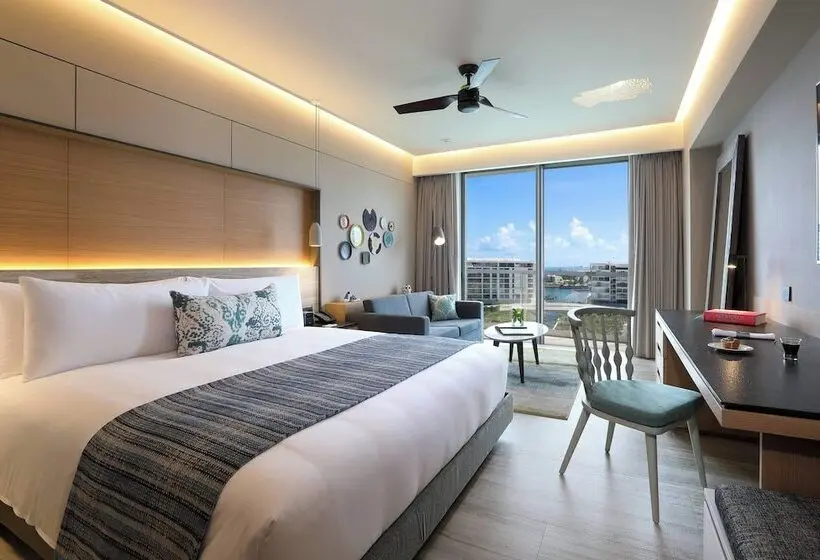 海の見えるダブルベッドスタンダードルーム, Renaissance Cancun Resort & Marina