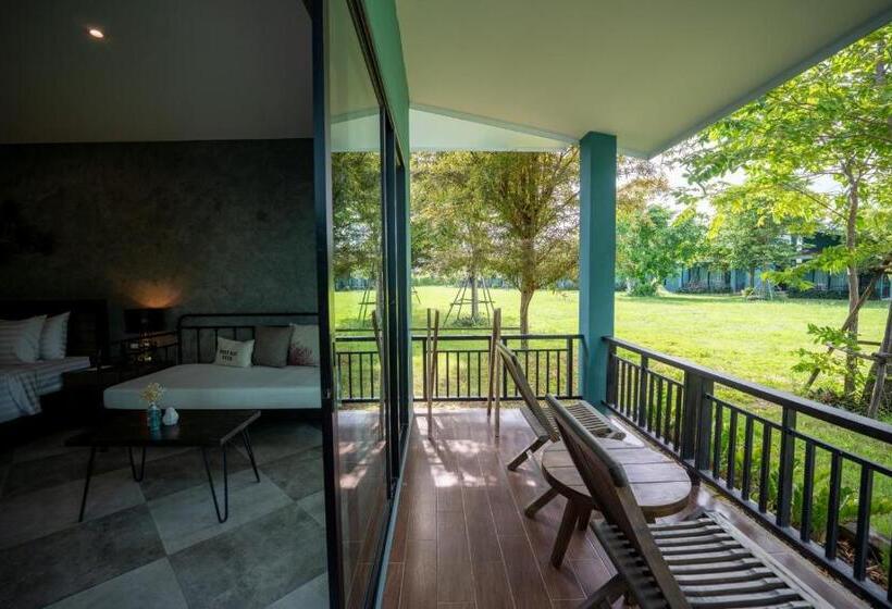 فيلا غرفة نوم واحدة مطلة على الحديقة, Coral Tree Villa Hua Hin