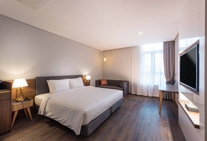 חדר דחוקס עם מיטת קינג, Ena Suite Hotel Namdaemun