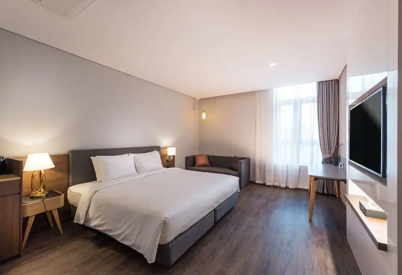 キングサイズベッドのデラックスルーム, Ena Suite Hotel Namdaemun