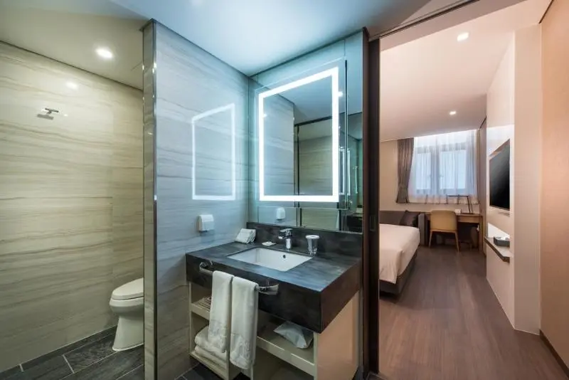 キングサイズベッドのデラックスルーム, Ena Suite Hotel Namdaemun