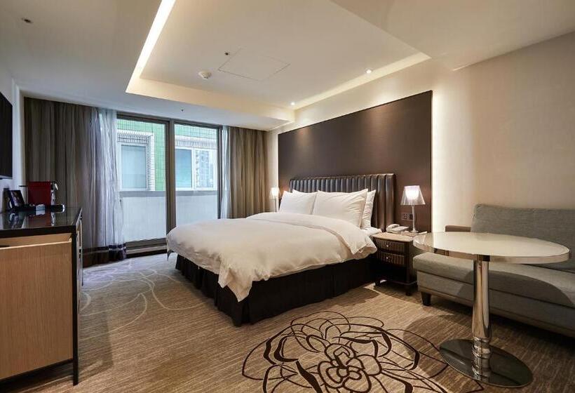 اتاق استاندارد با بالکن, K Hotels Taipei Chang An