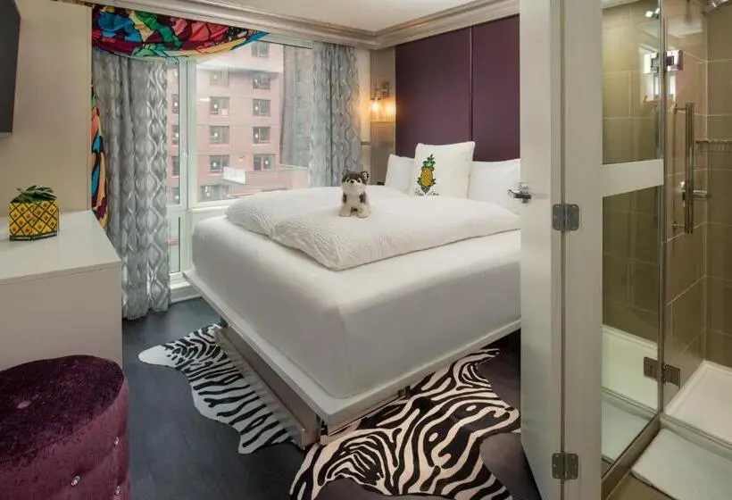 اتاق استاندارد با تخت بزرگ, Staypineapple, An Artful Hotel, Midtown New York