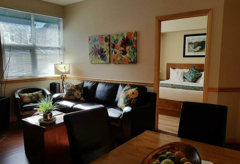 جناح مزود بجاكوزى, Sunset Resorts Canmore And Spa