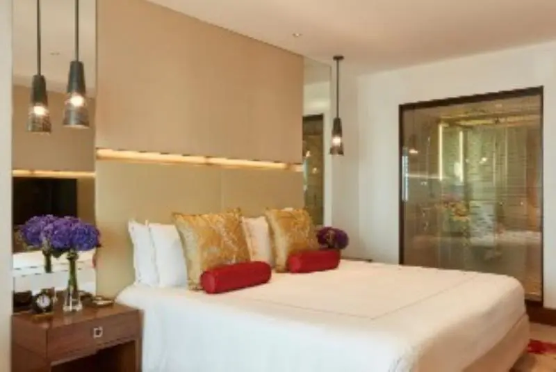 キングサイズベッド、シティビューデラックスルーム, The Taj Mahal Tower Mumbai