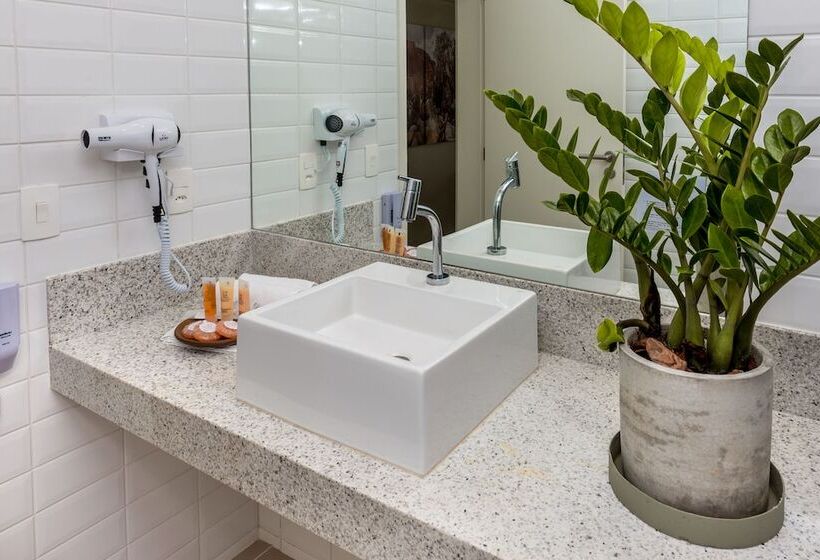 غرفة ديلوكس مطلّة علي البحر, Senac Barreira Roxa