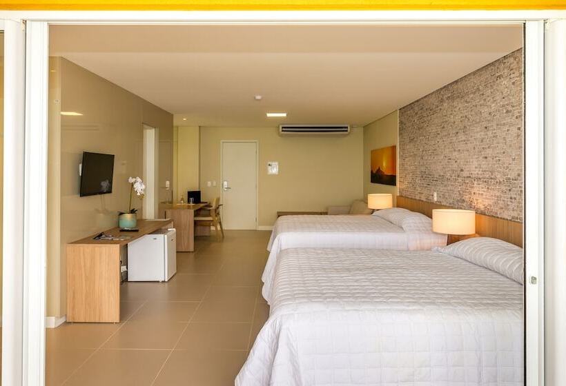 غرفة عائلية مطلّة علي البحر, Senac Barreira Roxa