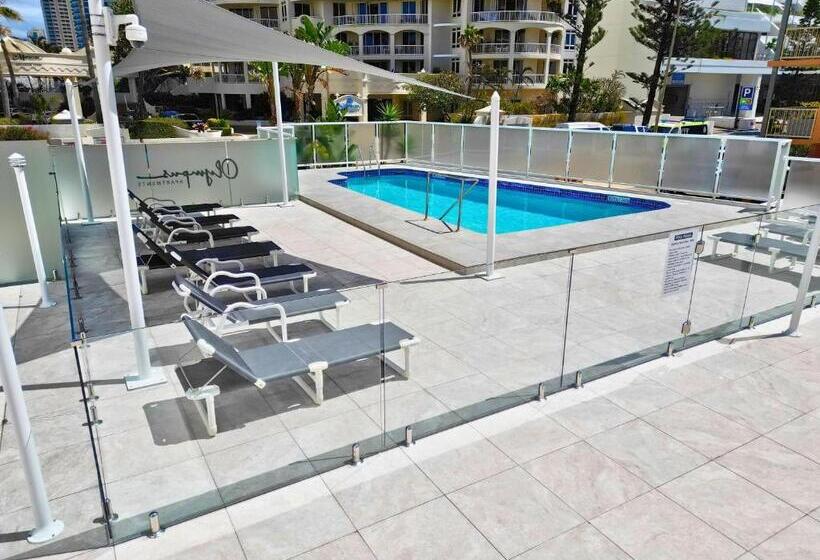 شقة ديلوكس غرفتين نوم مطلة على البحر, Olympus Beachfront Apartments