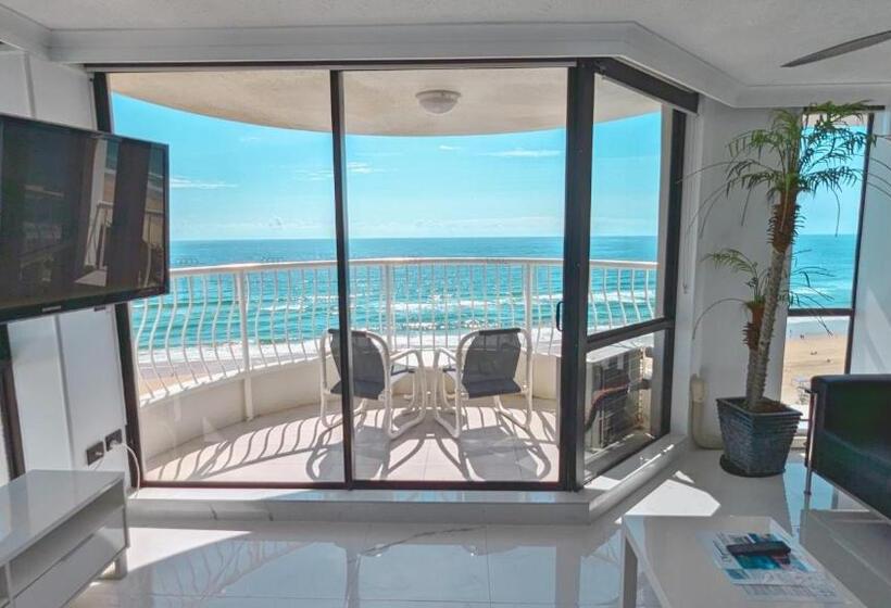 شقة ديلوكس غرفة نوم واحدة مطلة على البحر, Olympus Beachfront Apartments