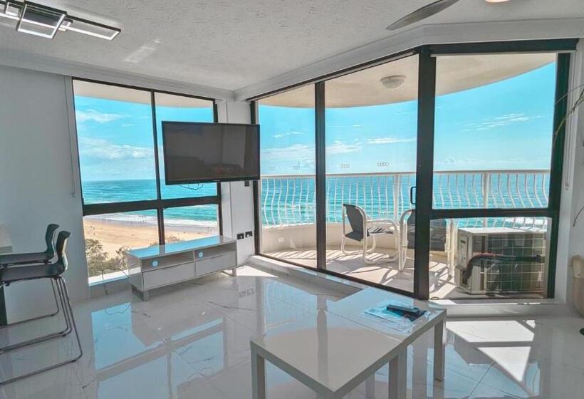 Апартаменты Deluxe 1 Спальня Вид на Море, Olympus Beachfront Apartments