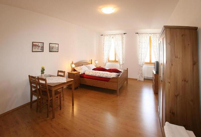 חדר סטנדרט לארבעה, Penzion U Chodskeho Hradu