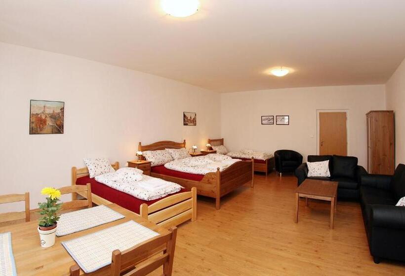 חדר סטנדרט לארבעה, Penzion U Chodskeho Hradu