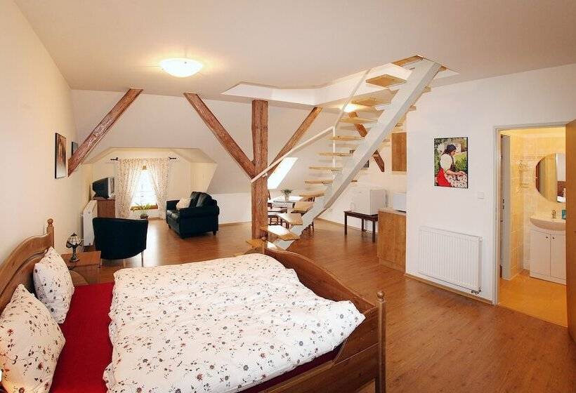 חדר סטנדרט לשלושה, Penzion U Chodskeho Hradu