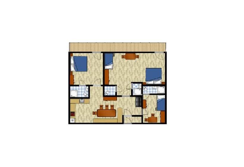 3ベッドルームのコンフォートアパートメント, Sylpaulerhof Apart