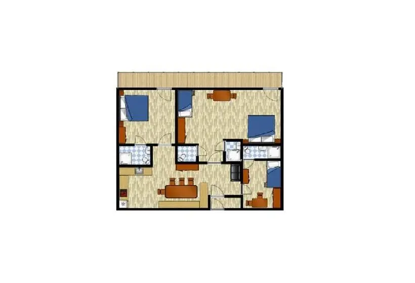 3ベッドルームのコンフォートアパートメント, Sylpaulerhof Apart