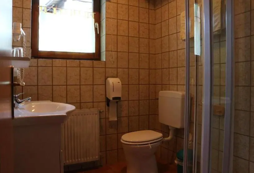 Camera Quadrupla Standard con Balcone, Pension Almhof