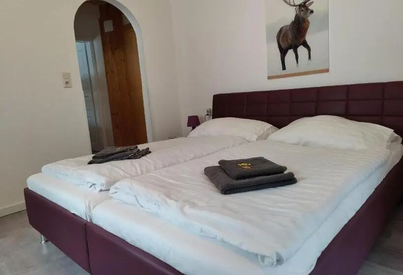 Camera Quadrupla Standard con Balcone, Pension Almhof