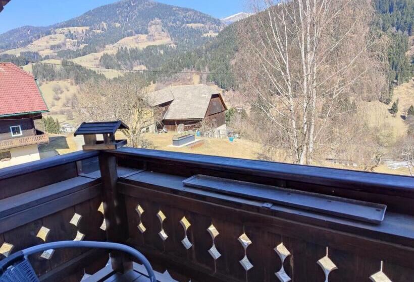 דירה בת חדר שינה 1 עם נוף, Pension Almhof