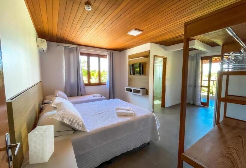 침실 1개 발코니 아파트, Pousada Recanto Das Flores