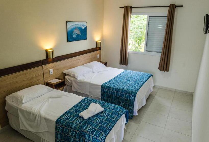 חדר סטנדרט לשלושה, Pousada Vila Da Praia