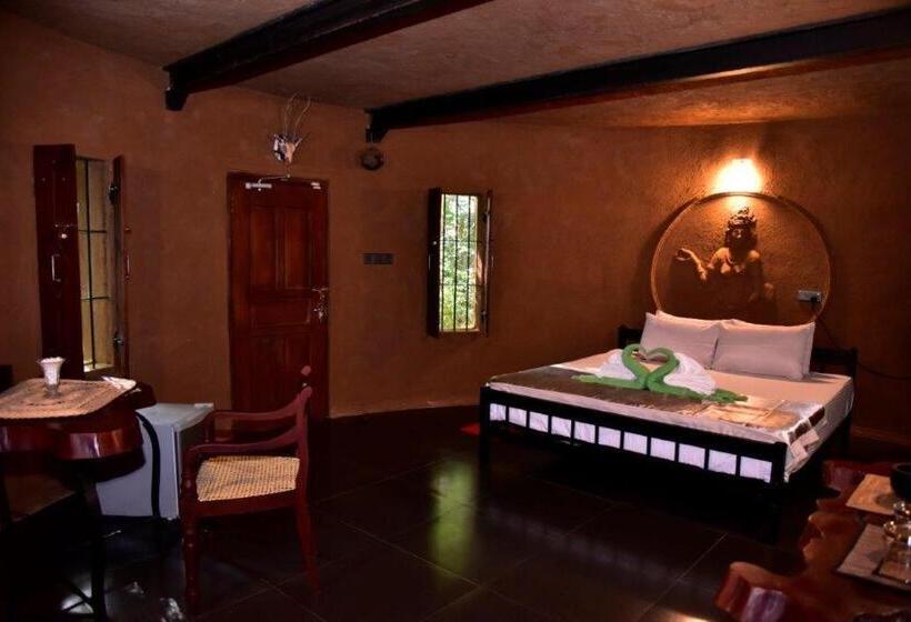 带花园景观和一个卧室的别墅, Akein Jungle Resort Sigiriya
